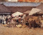 Nicolae Grigorescu The Fair painting